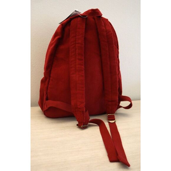 Polo Ralph Lauren 405877068003 Unisex One Size Red Corduroy Backpack - Picture 2 of 9